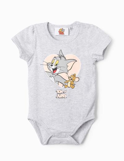 Bawełniane body niemowlęce z krótkim rękawem, Tom i Jerry