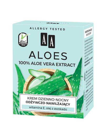 AA Aloes 100% aloe vera extract krem dzienno-nocny odżywczo-nawilżający 50 ml