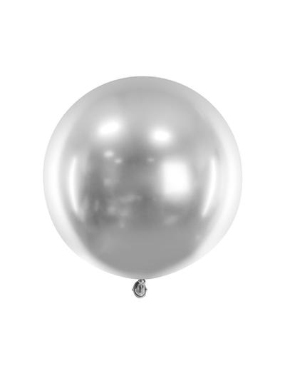 Balon okrągły Glossy srebrny Ø 60 cm