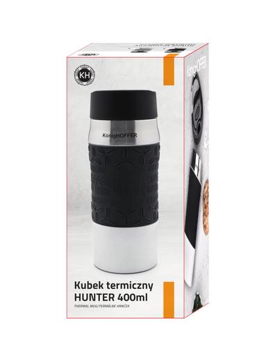 Könighoffer kubek termiczny Hunter - 400ml czarny/biały