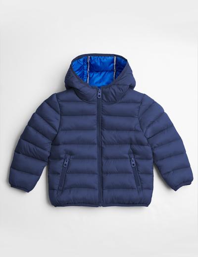 Lekka, pikowana kurtka przejściowa dla dziecka - granatowa - unisex -Limited Edition