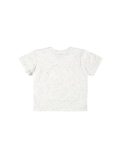 Biały t-shirt niemowlęcy z rekinem