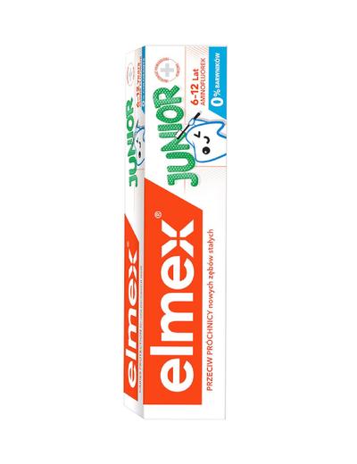 elmex Junior Pasta do zębów dla dzieci 6-12 lat przeciw próchnicy z aminofluorkiem 75 ml