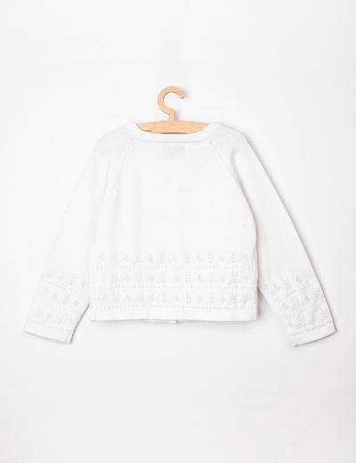 Sweter niemowlęcy biały