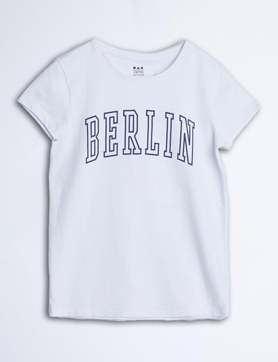 Bawełniane t-shirty biały i granatowy - unisex - Limited Edition