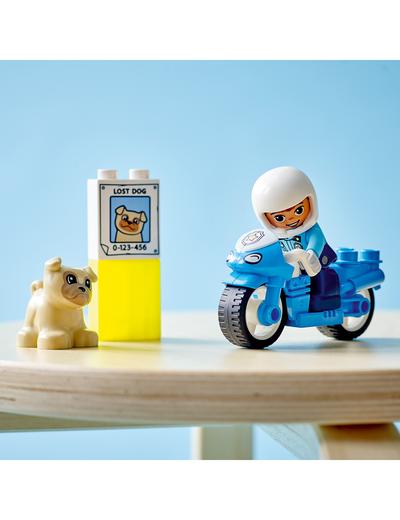 LEGO DUPLO - Motocykl policyjny 10967 - 5 elementów, wiek 2+