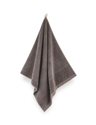 Ręcznik antybakteryjny Carlo z bawełny egipskiej brązowy- 70x140 cm
