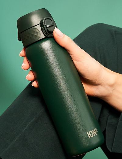 Butelka na wodę ION8 Single Wall Dark Green 600ml - zielona