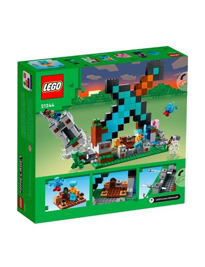 Klocki LEGO Minecraft 21244 Bastion miecza - 427 elementów, wiek 8 +
