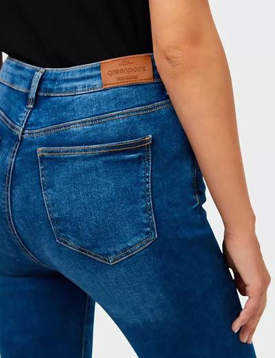 Spodnie damskie jeansowe Slim - niebieskie
