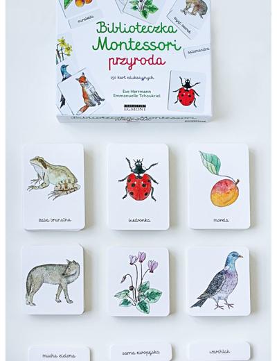 Biblioteczka Montessori. Przyroda- karty edukacyjne