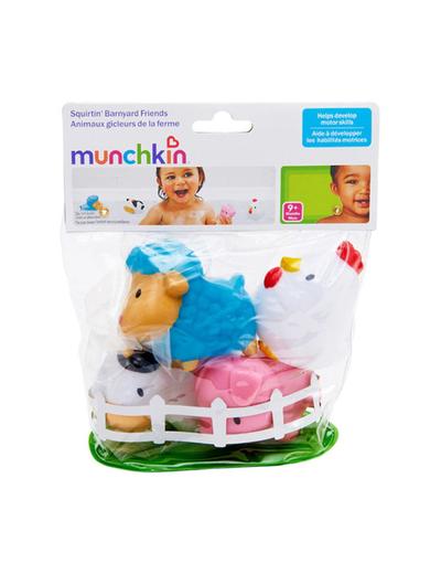 Zabawki kąpielowe farma 4szt Munchkin  12msc+