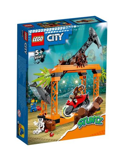 LEGO City - Wyzwanie kaskaderskie: atak rekina 60342 - 122 elementy, wiek 5+