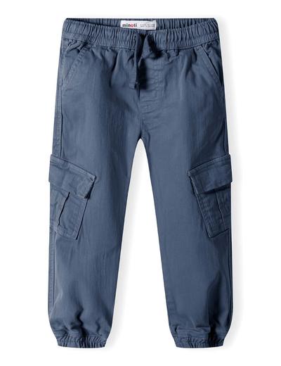 Spodnie niebieskie typu bojówki dla chłopca