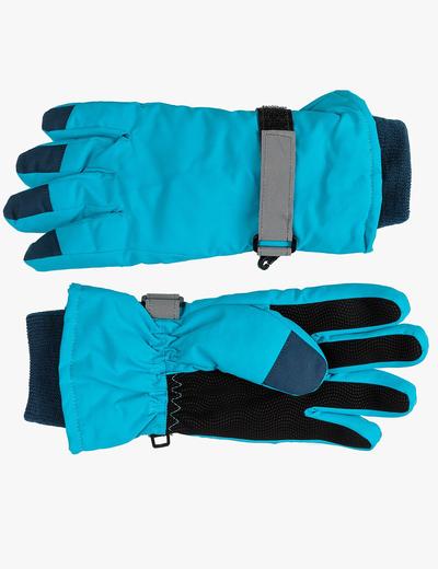 Rękawiczki narciarskie- niebieskie
