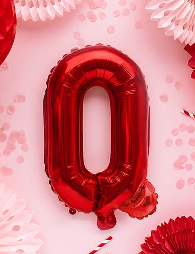 Balon foliowy Litera ''Q'' 35cm czerwony