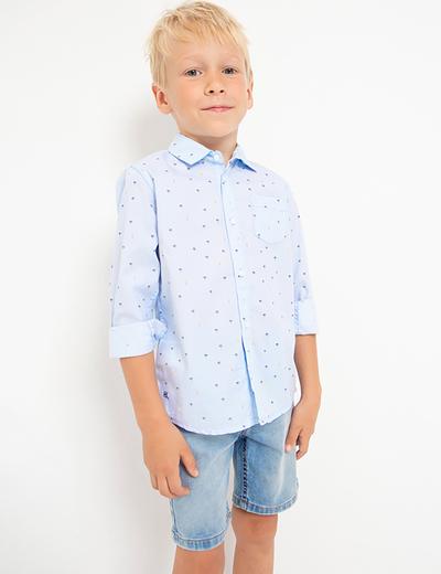 Koszula z długim rękawem dla chłopca Mayoral - niebieska