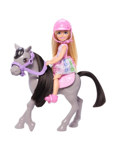 Lalka Barbie Chelsea na kucyku