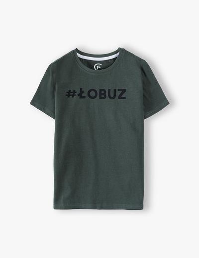 Bawełniany t-shirt chłopięcy-#Łobuz