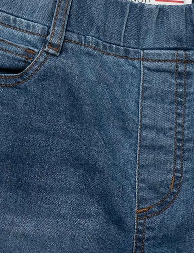 Jeansowe krótkie spodenki z elastyczną talią dla chłopca