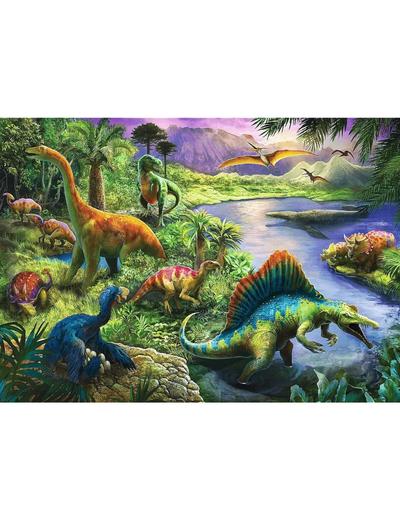 Puzzle 200 elementów Drapieżne dinozaury