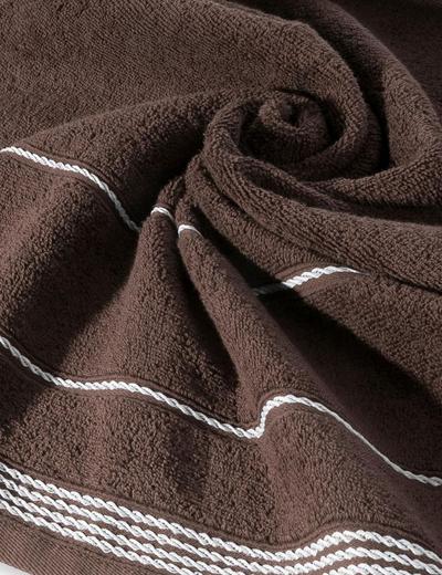 Ręcznik Mira 70x140 cm - brązowy