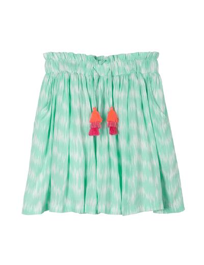 Letnia pastelowa spódniczka dla małej dziewczynki z wiskozy