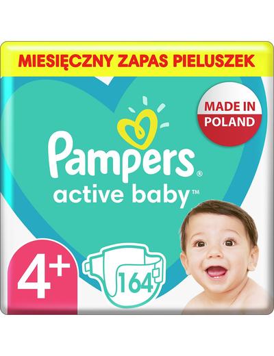 Pampers Active Baby, rozmiar 4+, 164 pieluszek, 10-15kg