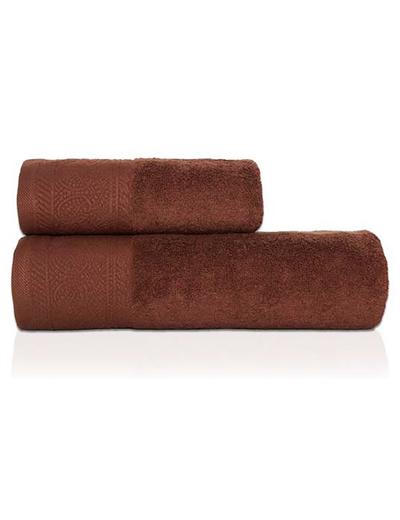 Bawełniany ręcznik MASSIMO 50x90  cm - brązowy