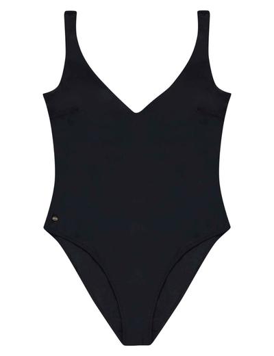 Jednoczęściowy strój kąpielowy damski - czarny