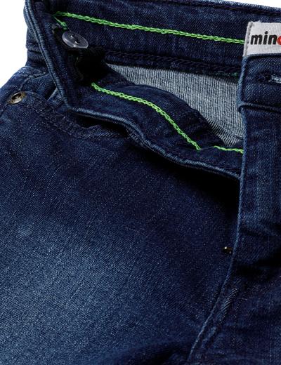 Ciemnoniebieskie szorty jeansowe dla niemowlaka