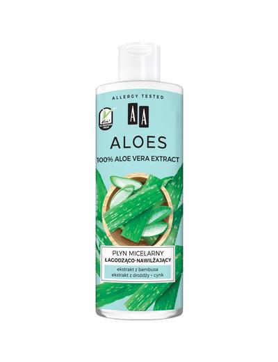 AA Aloes 100% aloe vera extract płyn micelarny łagodząco-nawilżający 400 ml