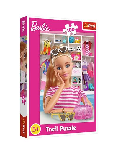 Puzzle 100 elementów Poznaj Barbie