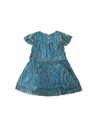 Elegancka sukienka na specjalne okazje-niebieska