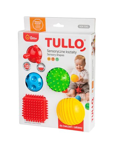 Zabawka sensoryczna- kolorowe kształty 5 szt