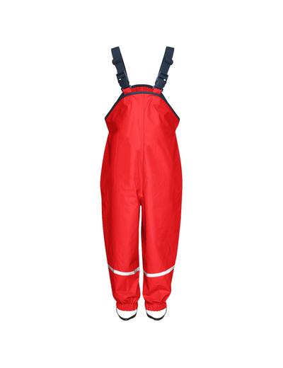 Czerwone spodnie przeciwdeszczowe dla dziecka