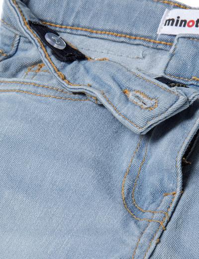 Spodnie jeansowe niemowlęce rozkloszowane