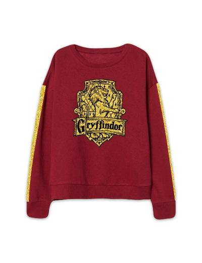 Czerwona bluza z bawełny dla dziewczynki Harry Potter