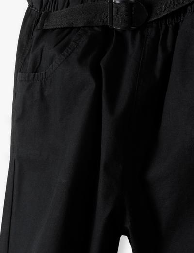 Czarne spodnie chłopięce - bojówki - Lincoln&Sharks