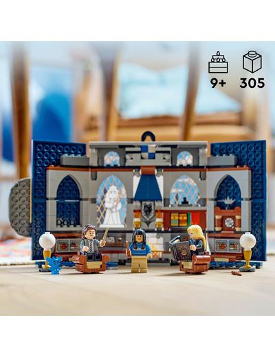 Klocki LEGO Harry Potter 76412 Flaga Hufflepuffu - 313 elementów, wiek 9 +
