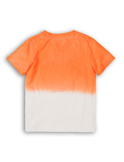 Pomarańczowo-biały t-shirt dla chłopca California