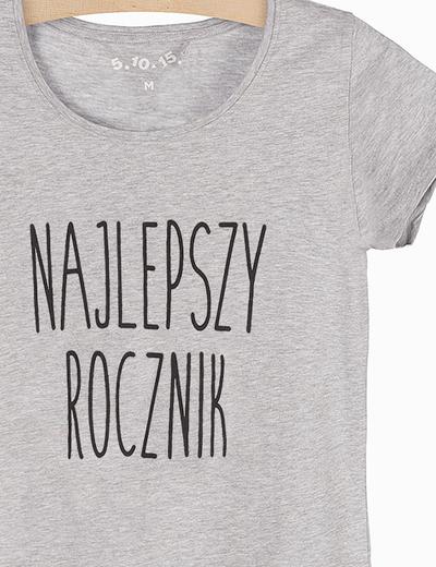 T-shirt damski z napisem - Najlepszy Rocznik