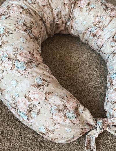 Poduszka pozycjonująca MOON z tkaniny bawełnianej długość 260 cm