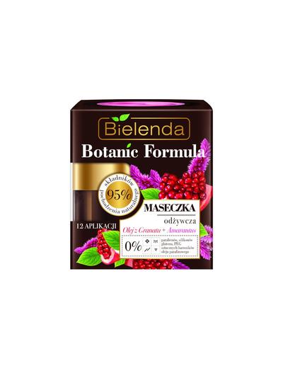 BOTANIC FORMULA Olej z Granatu + Amarantus Maseczka odżywcza Bielenda - 50 ml