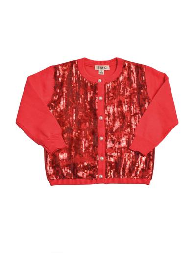 Sweterek dla dziewczynki czerwony