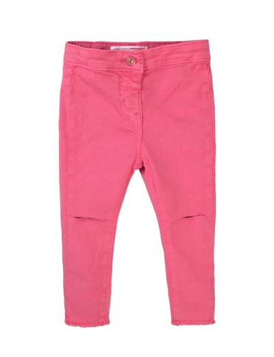 Spodnie dziewczęce w kolorze różowym