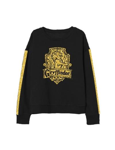 Czarna bluza z bawełny dla dziewczynki Harry Potter