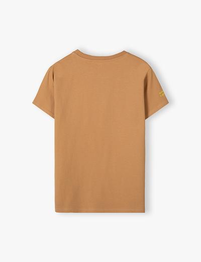 T-shirt dla chłopca bawełniany z nadrukiem