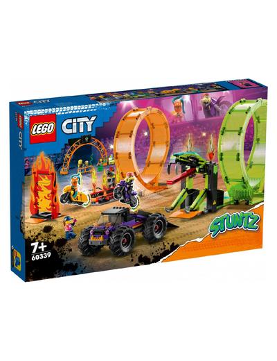 Klocki LEGO City 60339 - Kaskaderska arena z dwoma pętlami