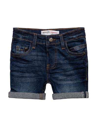 Jeansowe letnie szorty basic dla chłopca